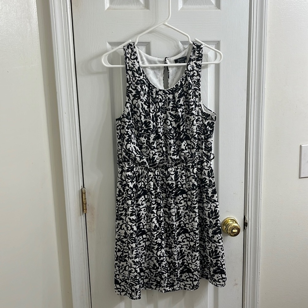 Jealous black and white print dress